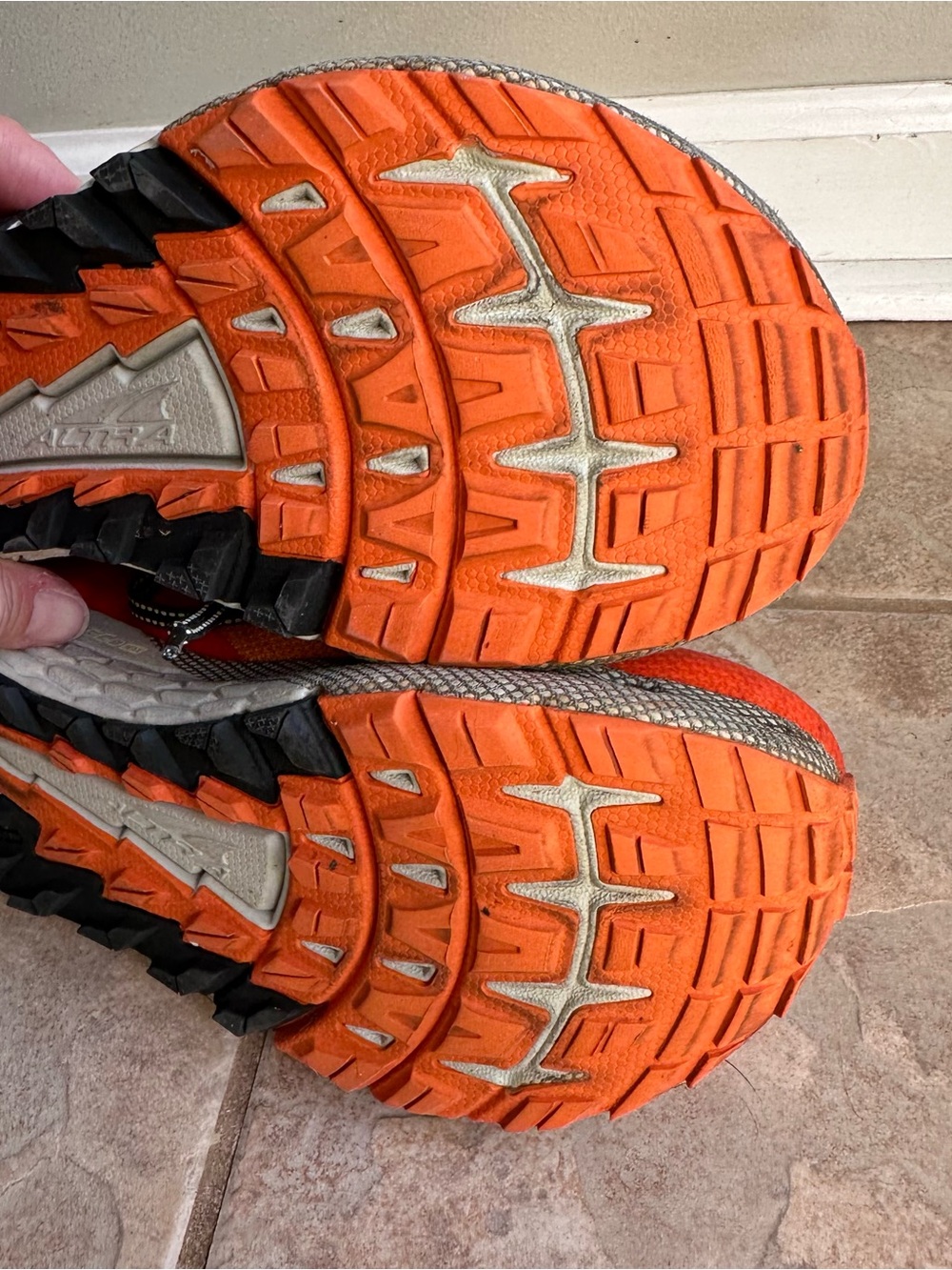 Altra Timp 4 Orange Trail Running Hiking sneaker shoes - Picture 9 of 11